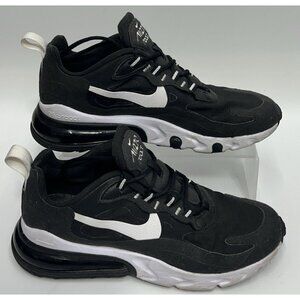Nike Air Max 270 React AT6174-004 Black White Women's Sneakers Shoes Size 7.5